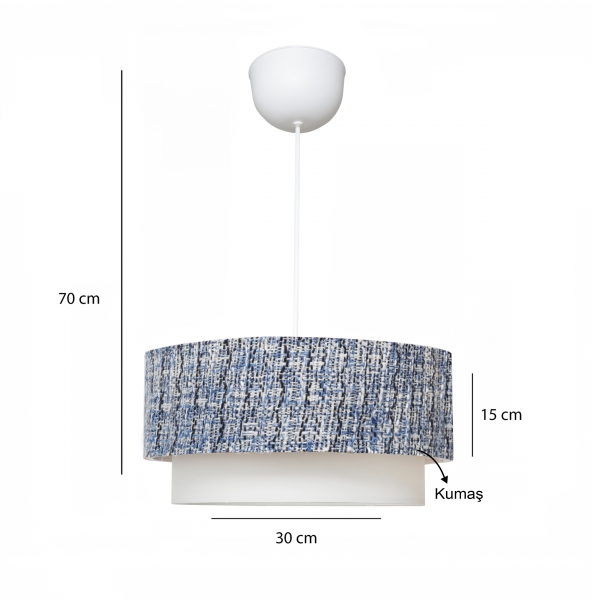 Homing Natural Series Original Fabric Pendant Lamp 241486