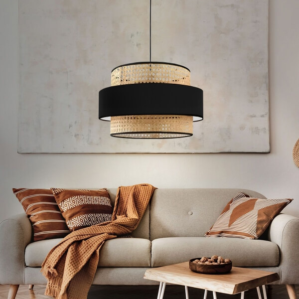 Homing Soho Retro Original Rattan Minimalist Pendant Lamp 241490