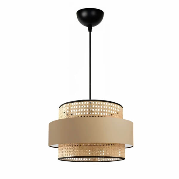 Homing Soho Retro Original Rattan Minimalist Pendant Lamp 241491