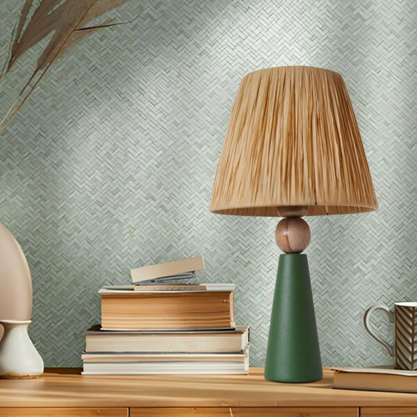 Homing Green Ceramic Body Lampshade 241494