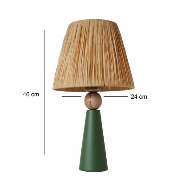 Homing Green Ceramic Body Lampshade 241494