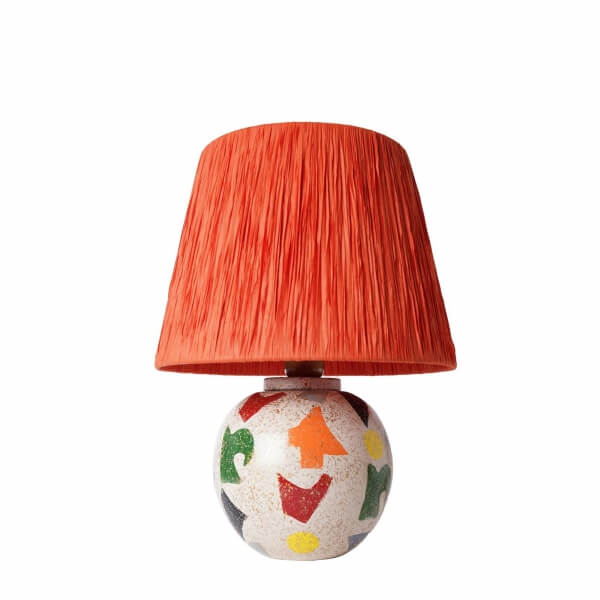 Homing Orange Headed Ceramic Lampshade 241504