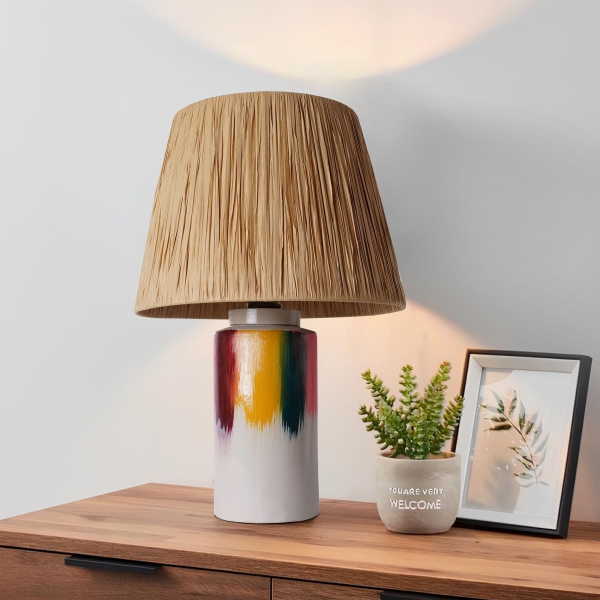 Homing Colorful Ceramic Body Lampshade 241512