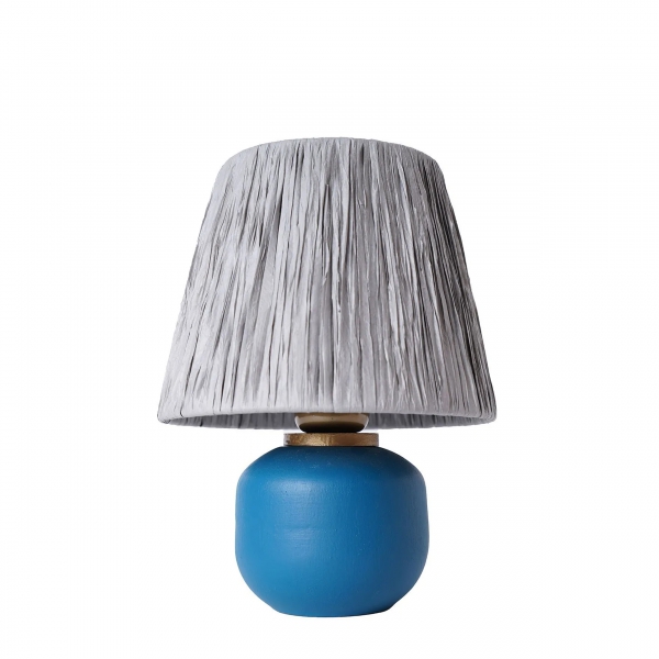 Homing Blue Body Gray Head Ceramic Lampshade 241518