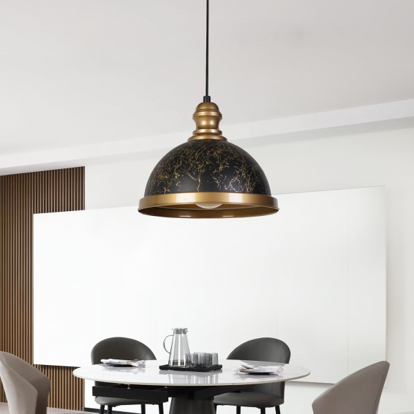 Homing Metal Gold Detailed Pendant Lamp 241524