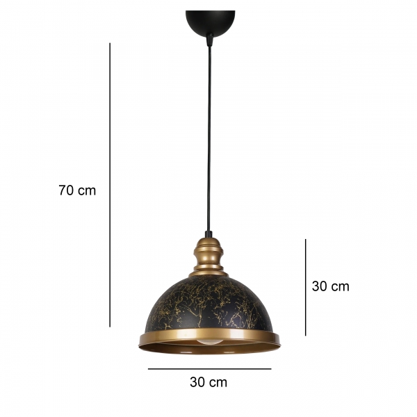 Homing Metal Gold Detailed Pendant Lamp 241524