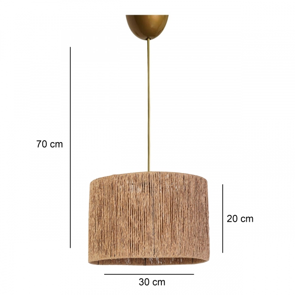 Homing Natural Rope Pendant Lamp 241535