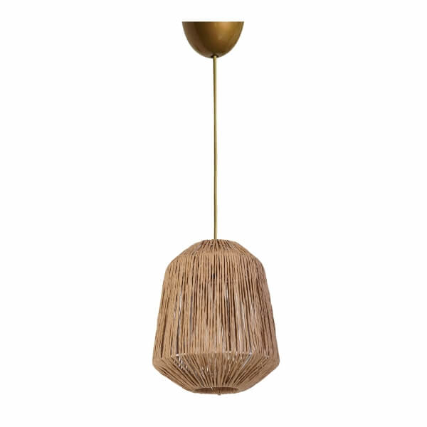 Homing Natural Rope Geometric Shaped Pendant Lamp 241538