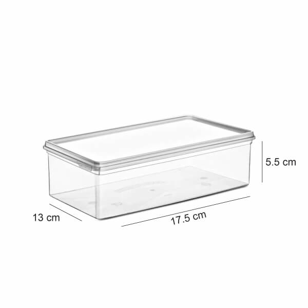 Homing Transparent Covered Refrigerator Freezer Organizer Set of 12 241540