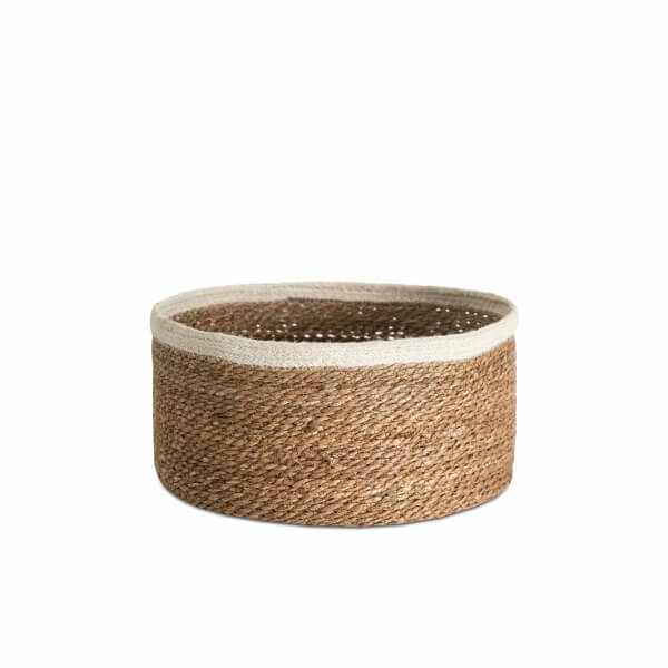 Homing Jute Rope Bordered 4-Piece Basket Set 241543