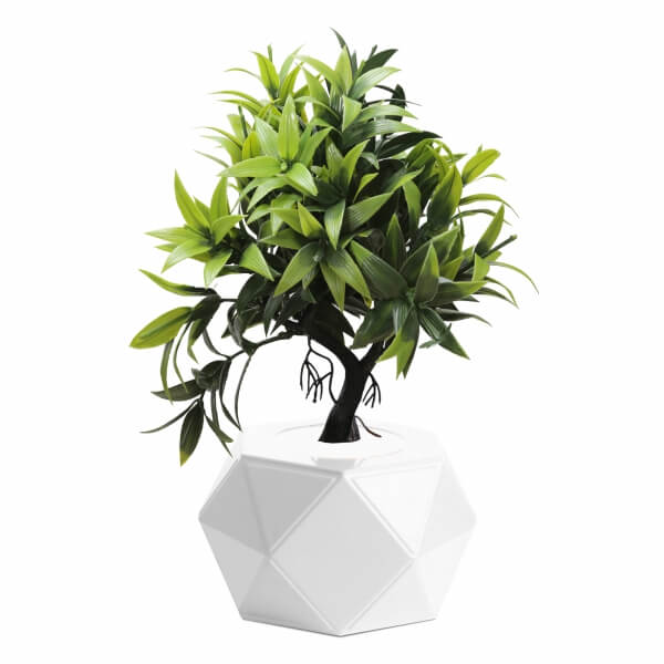 Homing Artificial Bonsai Plant White Pot - 33 cm 241547