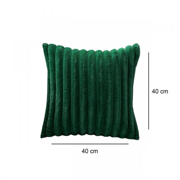 Homing Soft Plush Fabric 2-Piece Throw Pillow Green 241550