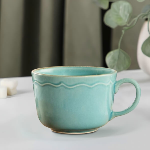 Homing Koffie Mug Turquoise 480 ml