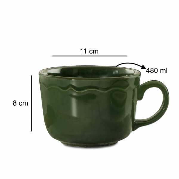 Homing Koffie Mug Green 480 ml