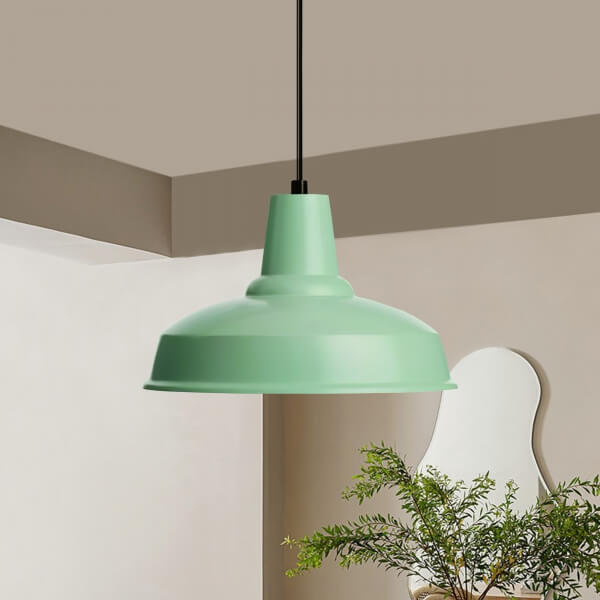 Homing Brooks Metal Scandinavian Style Nile Green Pendant Lamp 241596