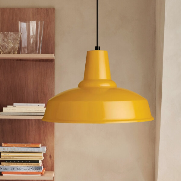 Homing Brooks Metal Scandinavian Style Yellow Pendant Lamp 241598