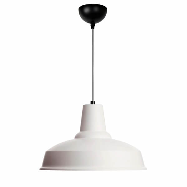 Homing Brooks Metal Scandinavian Style White Pendant Lamp 241600