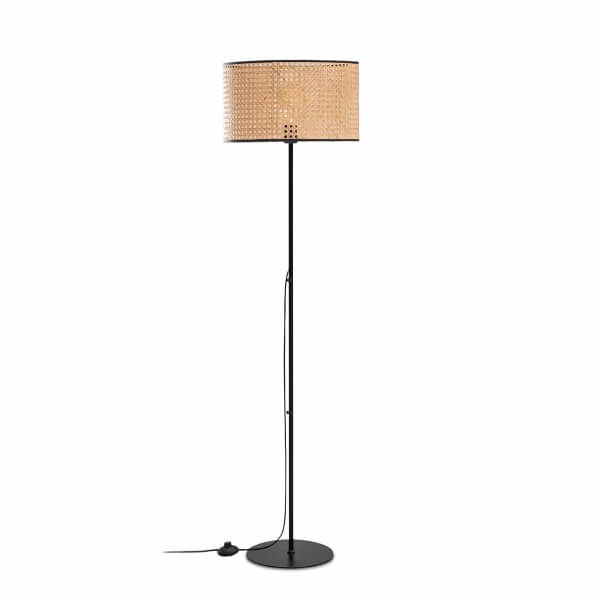 Homing Brooks Metal Body Rattan Floor Lamp 241611