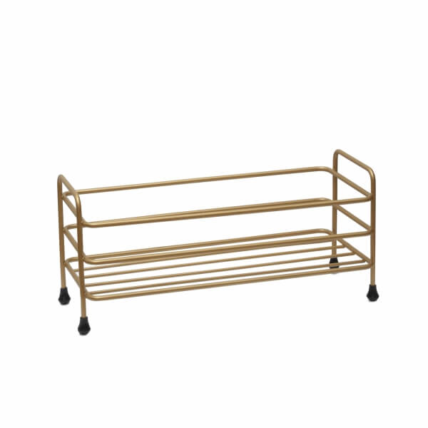 Homing Kitchen Bathroom Makeup Metal Organizer Gold 241617