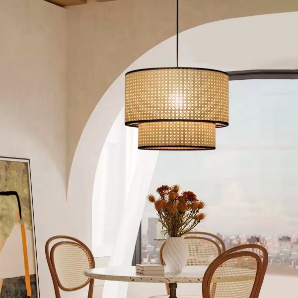 Homing 2-Storey Original Wicker Pendant Lamp 241618