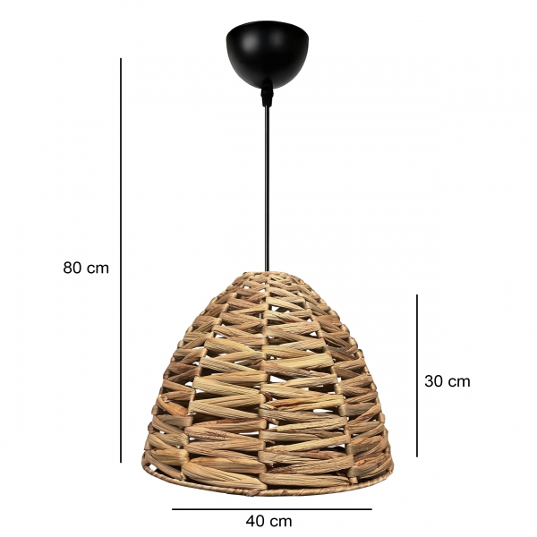 Homing Original Handmade Wicker Pendant Lamp 241629