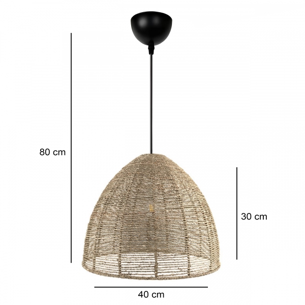 Homing Original Handmade Wicker Pendant Lamp 241630