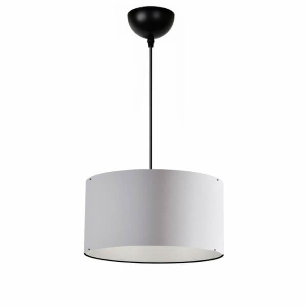 Homing Demountable Fabric Pendant Lamp Chandelier Ecru 37 cm