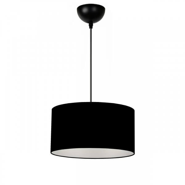 Homing Demountable Fabric Pendant Lamp Chandelier Black 37 cm