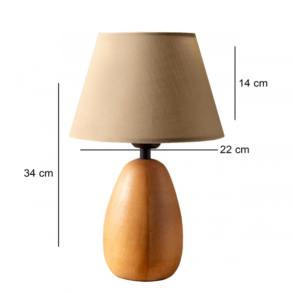 Homing Natural Wood Vernon Lampshade 241677