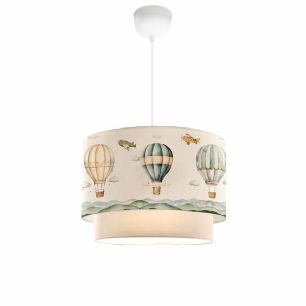 Homing Children's Room Pendant Lamp with Hot Air Balloon Image 241678