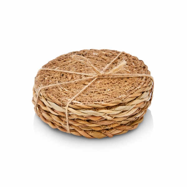 Homing Wicker Coasters 6 Pieces 241684