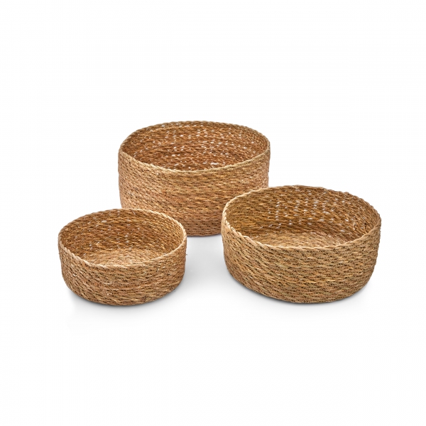 Homing 3-Piece Basket Round Organizer Basket 241696