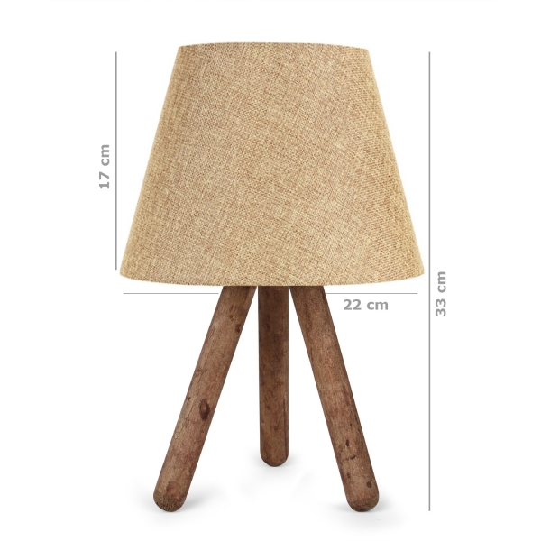 Homing Design Three Legged Wooden Lampshade AYD-637