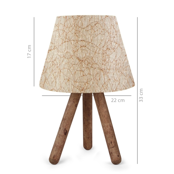 Homing Design Luce Three Legged Wooden Lampshade AYD-638