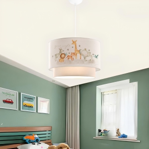 Homing Kids Fabric Cake Pendant Light Children's Room AYD-2992