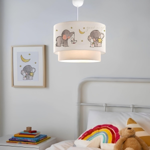 Homing Kids Fabric Cake Pendant Light Children's Room AYD-2994