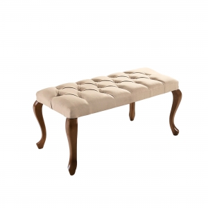 Homing Zenit Foot Bench Cream Quilted SEH-4603