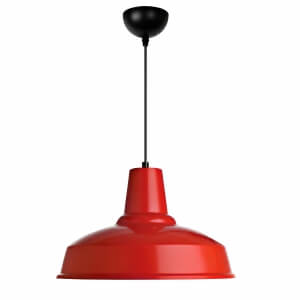 Homing Brooks Metal Scandinavian Style Red Pendant Lamp 241595